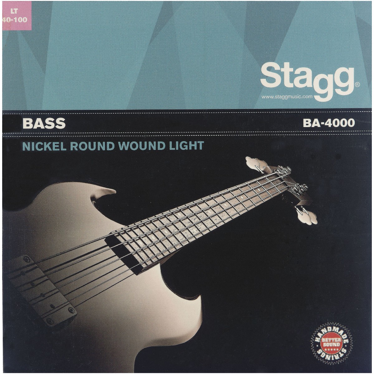 Fotografie Stagg BA-4000, sada strun pro elektrickou baskytaru, light