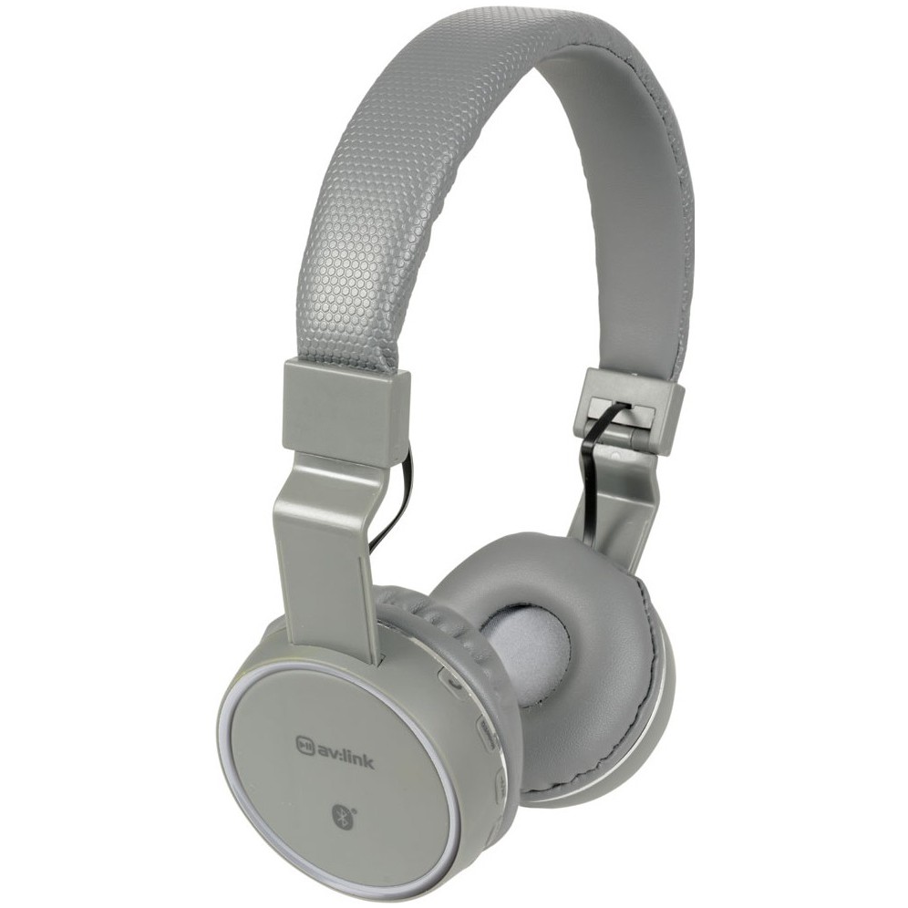 Fotografie AV:link PBH-10 bezdrátová Bluetooth SD sluchátka, tmavě šedá