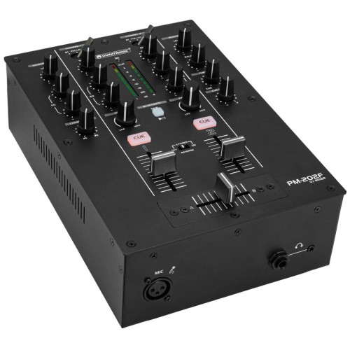 OMNITRONIC PM-202F 2-kanálový DJ mixážní pult s filtrem a Bluetooth