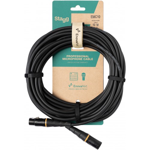 Stagg EMC10, mikrofonní kabel XLR/XLR, 10m